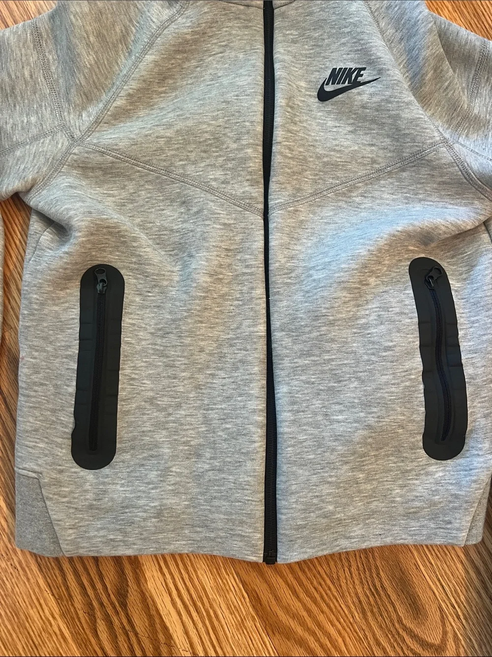 Nike Tek Kids Light Gray Hooded Jacket & Joggers Set